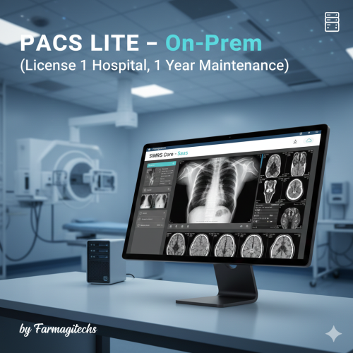 PACS Lite – On-Prem (License 1 Hospital, 1 Year Maintenance)
