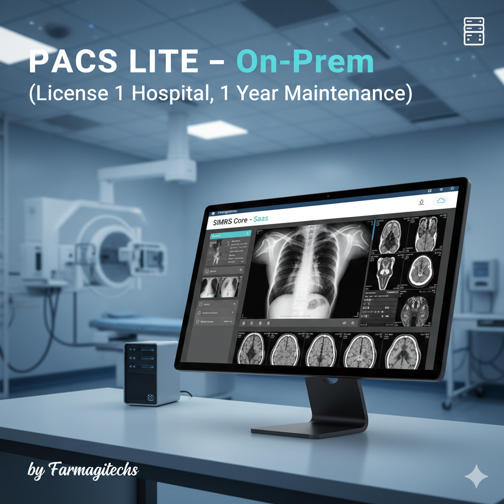 PACS Lite – On-Prem (License 1 Hospital, 1 Year Maintenance)